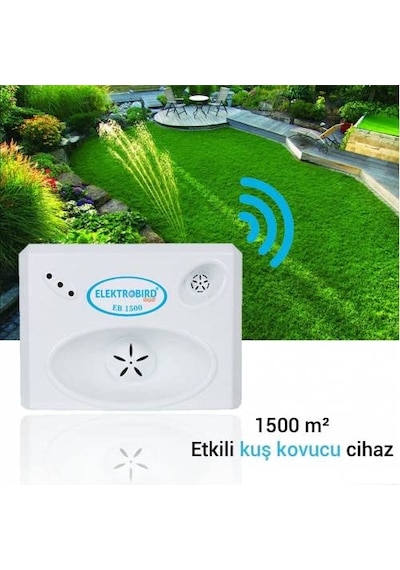 Eb 1500 Kuş Kovucu Cihaz, Sonik Ultrasonik, Karga Kovucu, Martı Kovucu, 1500 M2 Etki Alanı