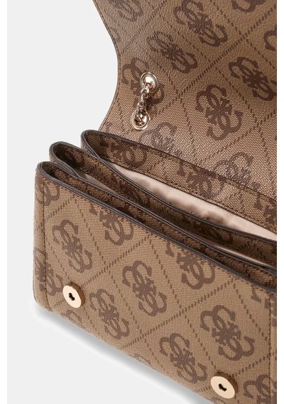 Guess Noelle Iı Kadın Omuz Çantası Hwss9672210 Kahverengi