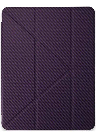 Mey İthalat İpad Uyumlu Pro 11 2024 Kılıf Color Karbon Tablet Kılıfı - Derin Mor Klasik