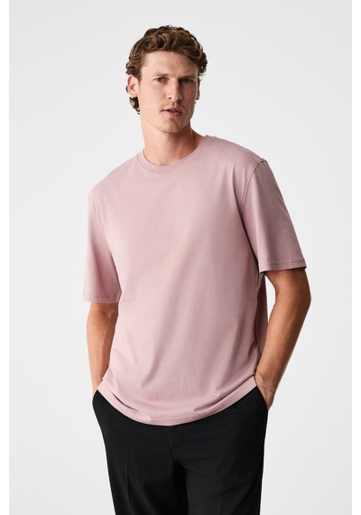 Grimelange Mocassın Erkek %100 Pamuk Baskılı Relaxed Fit Yuvarlak Yaka Kısa Kollu Koyu Pembe T-shirt Koyu Pembe Grimelange Mocassın Erkek %100 Pamuk Baskılı Relaxed Fit Yuvarlak Yaka Kısa Kollu Koyu Pembe T-shirt Koyu Pembe