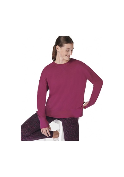 Sweaty Betty After Class Longlıne Sweatshırt Kırmızı