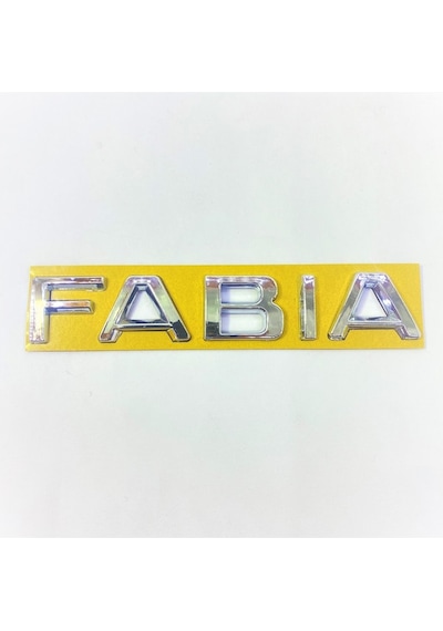 Skoda Fabia Bagaj Yazısı Yeni Model (130Mm-22Mm)