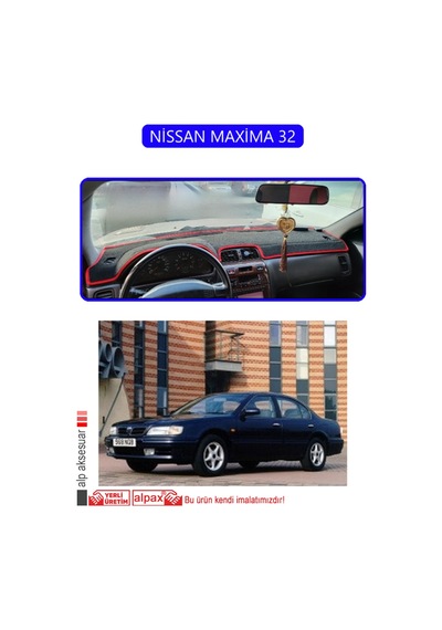 Nissan Maxima 32torpido Koruma Halısı Mavi Kenar