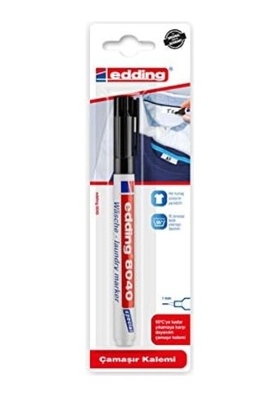 Turkey Ed8040b101 Edding 8040 Çamaşır Kalemi Siyah