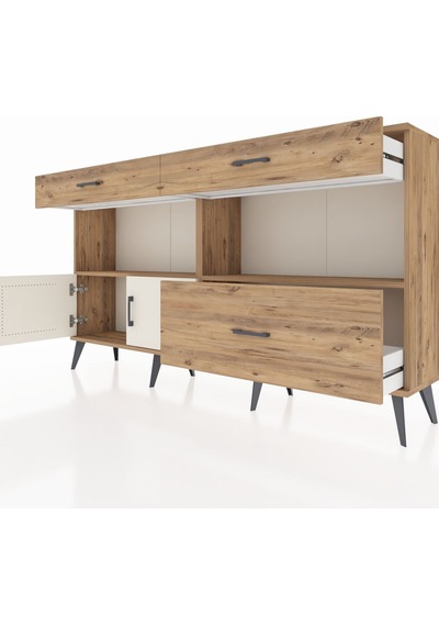 Arges Konsol 2 Raflı 3 Çekmeceli 2 Kapaklı 176x30x99 Çam-aytaşı/ç Çam-aytaşı/çam Arges Konsol 2 Raflı 3 Çekmeceli 2 Kapaklı 176x30x99 Çam-aytaşı/ç Çam-aytaşı/çam