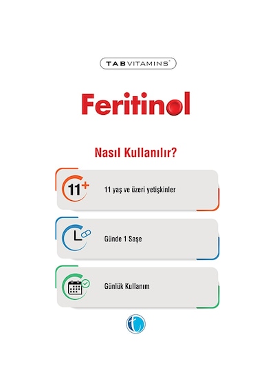 Tabvitamins Feritinol 30 Saşe