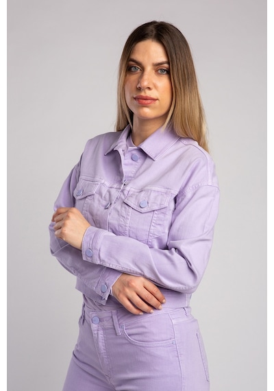 Vigoss Kadın Basıc Non Denim Ceket S-mc46560-70046 Lila