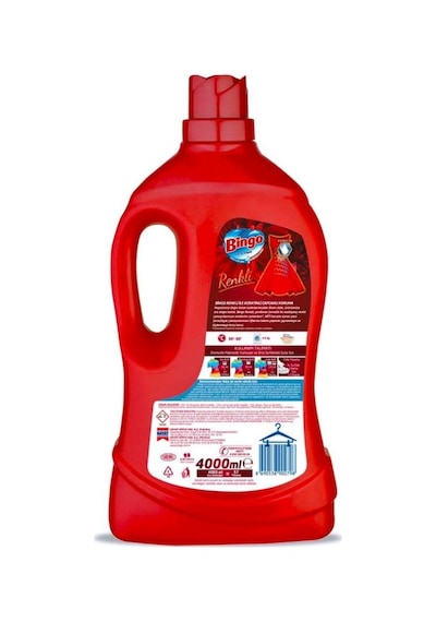 Bingo Renkliler için Sıvı Çamaşır Deterjanı 67 Yıkama 4 L