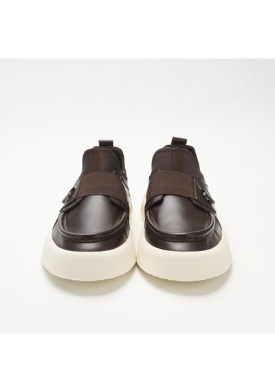 Brown Safari + Brown Stretch Sneaker Erkek Ka-26y-alfa5426 John May Munıh Shoe Kahverengi