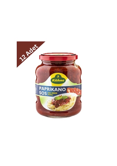 Kühne Acı Paprikano Sos 370 Ml X 12 Adet