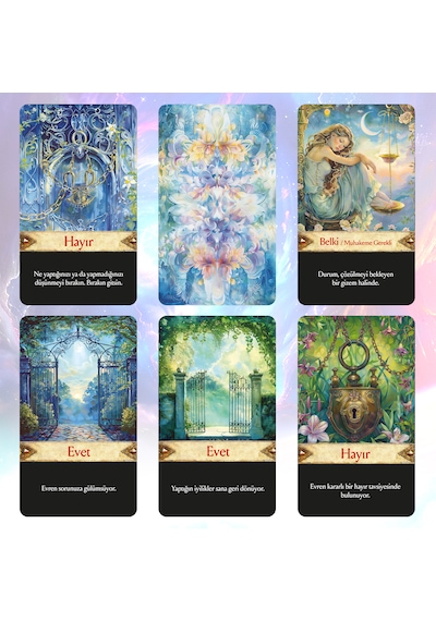 Evrenden Cevaplar Tarot Kehanet Destesi / 90 Açıklamalı Kart