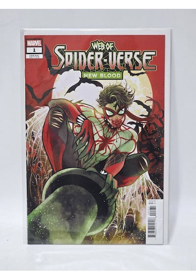 Web Of Spider-verse New Blood 1 Lucas Werneck Variant İngilizce Çizgi Roman