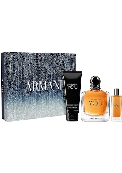 Emporio Armani Stronger With You Edt 100 Ml + Stronger With You Edt 15 Ml + Body Shampoo 75 Ml Erkek Parfüm Seti Baharat - Odunsu Emporio Armani Stronger With You Edt 100 Ml + Stronger With You Edt 15 Ml + Body Shampoo 75 Ml Erkek Parfüm Seti Baharat - Odunsu