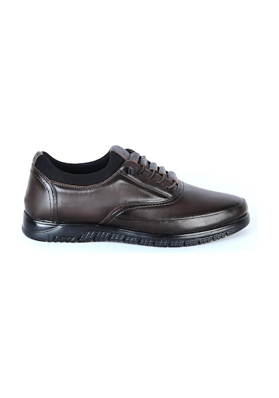Dropland 7863-2 Antik Kahve %100 Deri Erkek Casual Ayakkabı Siyah