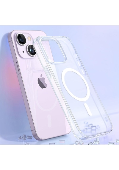 Mcdodo Pc-5331 Apple Uyumlu iPhone 15 Plus Magsafe Şeffaf Kılıf