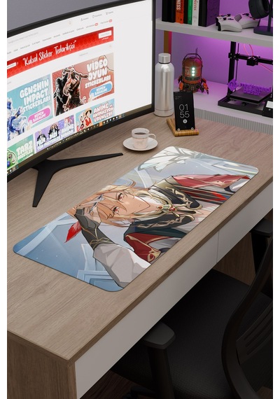 Kaveh Genshin Impact Anime Oyuncu V4 - 70x30 Xl Gaming Mouse Pad Fare Altlığı