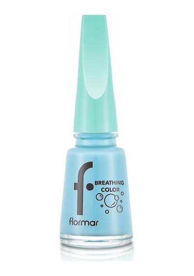 Nefes Alan Parlak Oje- Breathing Nail Enamel -014 Pretty Blue-8682536054195