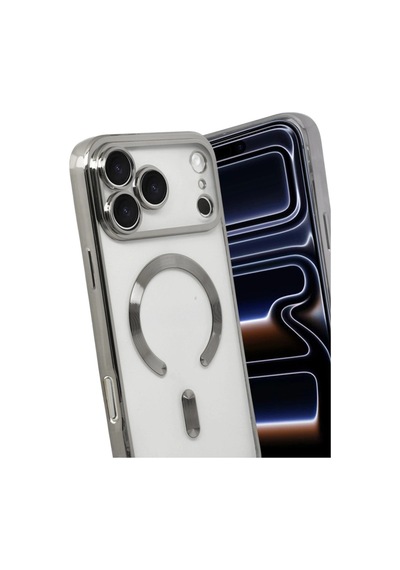 Apple iPhone Uyumlu, 17 Pro Kross Magneticsafe Kapak - Gümüş