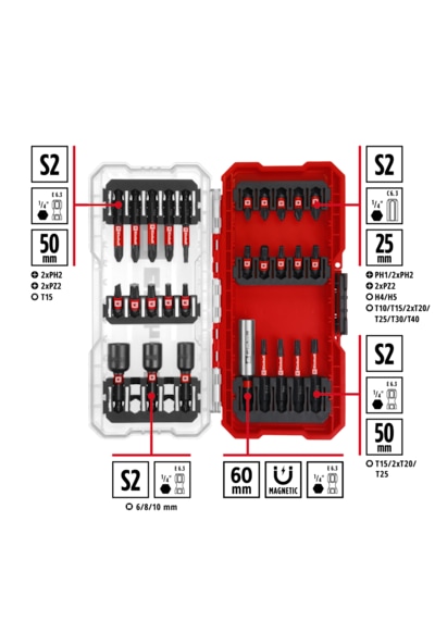 Einhell TC-CD 18/35 Li Vidalama + 2.5 Ah Akü + Şarj Cihazı + 28 Parça Bits Uç Seti