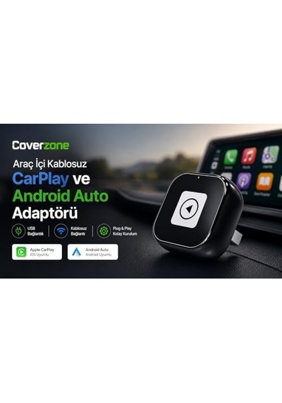 Araç İçi Kablosuz Carplay Ve Android Auto Adaptörü Usb Bağlantılı Bluetooth Ve Wifi Destekli Plug & Play Kolay Kurulum İos Ve Android Uyumlu Araç Multimedya Dönüştürücü Zr1259 Araç İçi Kablosuz Carplay Ve Android Auto Adaptörü Usb Bağlantılı Bluetooth Ve Wifi Destekli Plug & Play Kolay Kurulum İos Ve Android Uyumlu Araç Multimedya Dönüştürücü Zr1259