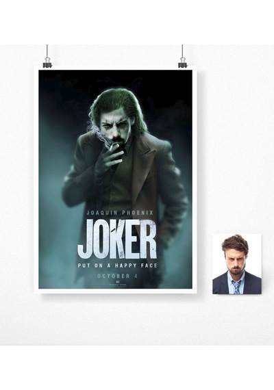 Bk Gift Kişiye Özel Joker Film Afişi Poster 50 X 70 Cm.
