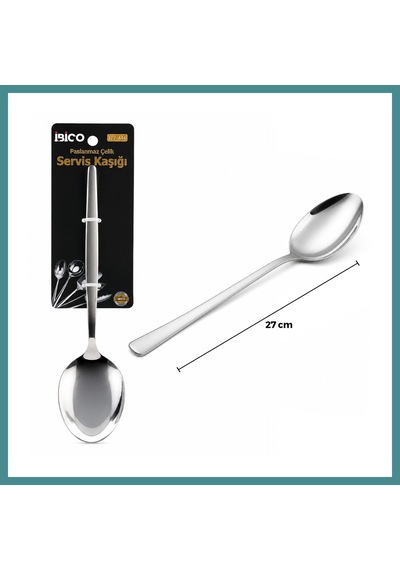 Trendexa Krom Metal Servis Kaşığı 27 Cm Mac