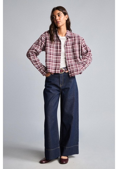 Defacto %100 Pamuk Baggy Fit Geniş Paça Cepli Yıkamalı Jean Pantolon H7129ax26aunm82 Mavi-nm82