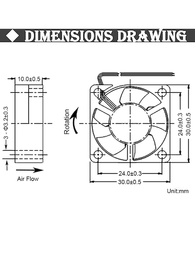 30x30 Kare Fan 12v