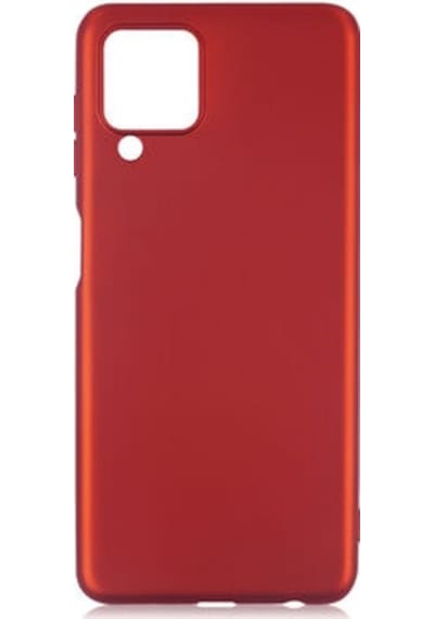 Samsung Uyumlu Galaxy A22 4g Kılıf Esnek Yapılı İnce Slim Silikon Kapak Ryc/premier Kirmizi