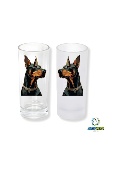 Doberman Buzlu / Buzsuz Seçenekli Rakı Bardağı 1 Adet Şık Sunum Bardağı 0277