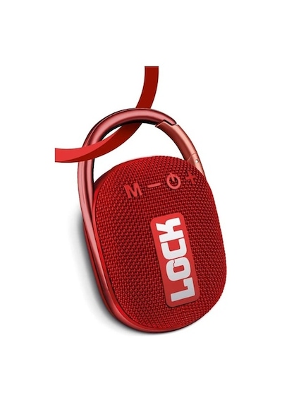 Powerway Lock Red Portable Wirelless Speaker