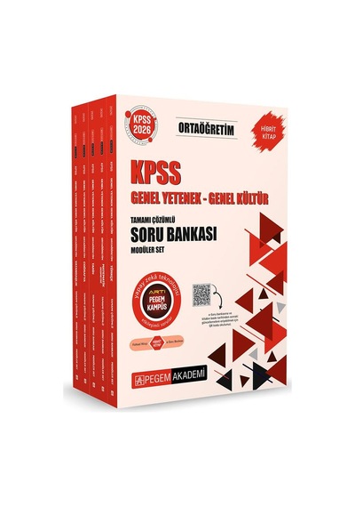Kpss Ortaöğretim Genel Yetenek Genel Kültür Soru Bankası 5 Kitap Set