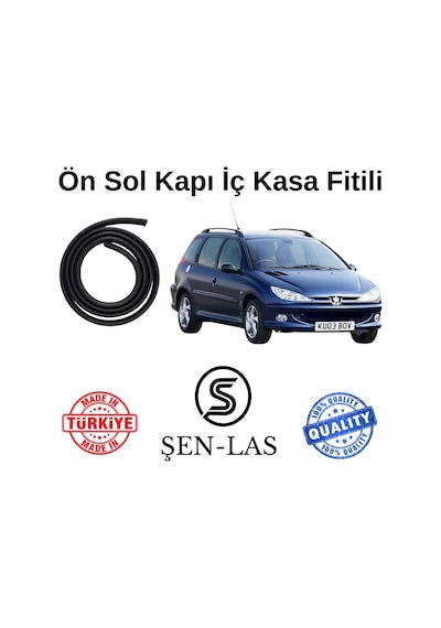 Peugeot 206 Station Wagon Şen-las Sol Ön Kapı Fitili Şl14102
