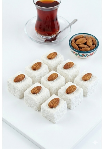 Premium Bademli Basma Lokum 1000gr