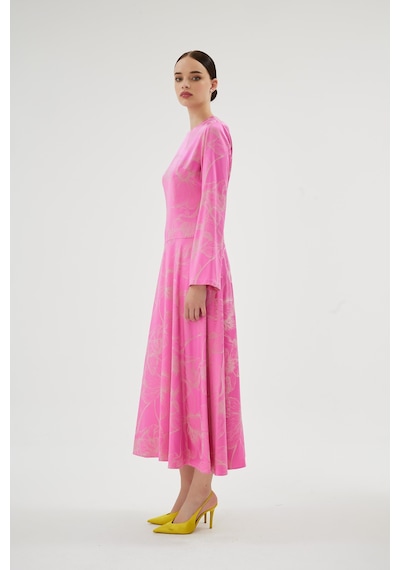 Senna Celeste Elbise Pembe Pembe