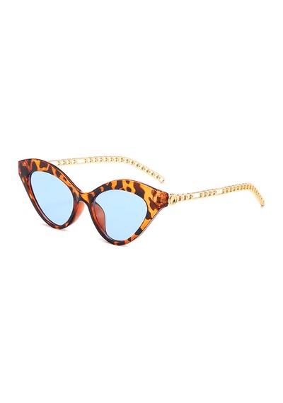 Leopar Zephir Vintage & Retro Güneş Gözlüğü Mavi