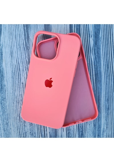 Apple Uyumlu iPhone 15 Pro Lansman İçi Kadife Silikon Kılıf