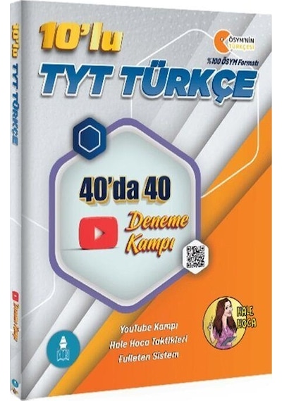 Tyt Türkçe 10'lu 40 Da 40 Deneme Kampı Hale Hoca Yayınları Tyt Türkçe 10'lu 40 Da 40 Deneme Kampı Hale Hoca Yayınları