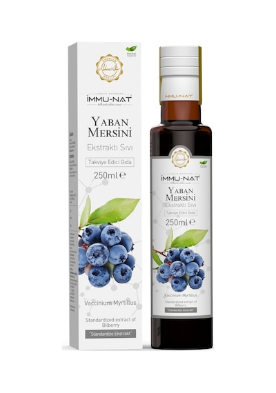İmmunat Yaban Mersini Sıvı Ekstraktı 250 ML İmmunat Yaban Mersini Sıvı Ekstraktı 250 ML
