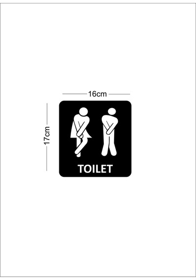 Toilet Wc Yön Levhası