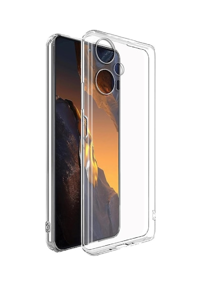 Kvy Xiaomi Poco F5 Kamera Korumalı Süper Silikon Kılıf Şeffaf