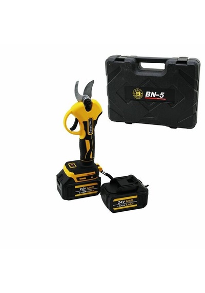 Cordless Shear Yellow Bn-5 Hs-155 Şarjlı Bağ Makası 2 Batarya - 24v 5.0ah 5639