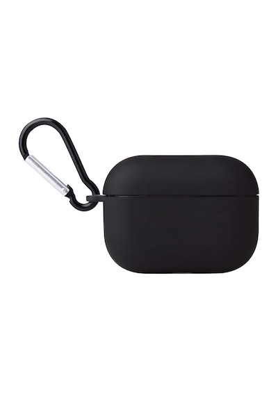 Forzacase Apple Uyumlu AirPods Pro 3 İle Anahtar Askılıklı Bluetooth Kulaklık Kılıfı - Fc1125 Siyah