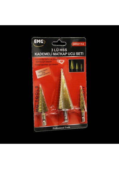 3 Parça Hss Kademeli Matkap Ucu Set 5468