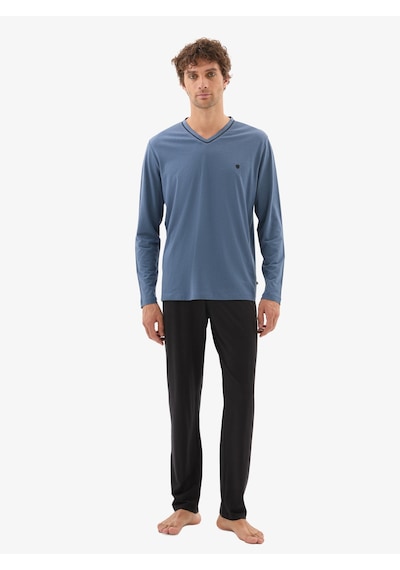Erkek Pijama Takımı 40782 - Mavi Mavi
