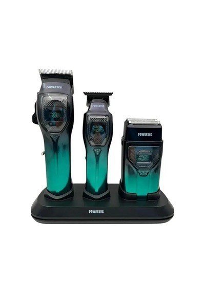 Powertec Tr 5900 Saç Sakal Ense Günlük Tıraş Makinesi 3'lü Set