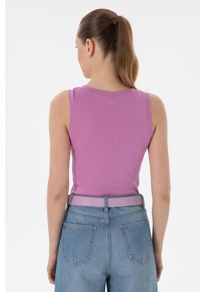 U.S. Polo Assn. Us. Polo Assn. Kadın Tişört Pembe