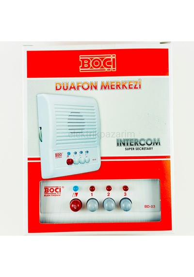 Boçi 3 Lü Diafon Merkez Üçlü Çaycı Diafon Merkezi