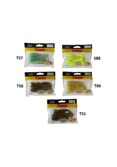 Lucky John Tioga 2.9'' 7.36 Cm 7pcs Silikon Yem