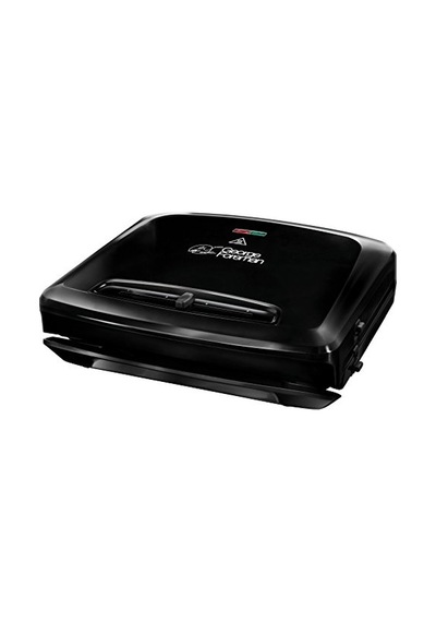 24340-56 Fitness Mangalı Entertaining, Temas Izgarası, Panini Ve Sandviç Izgarası, 34,5 X 21 Cm Büyük Izgara Yüzeyi, Siyah Açık Gri